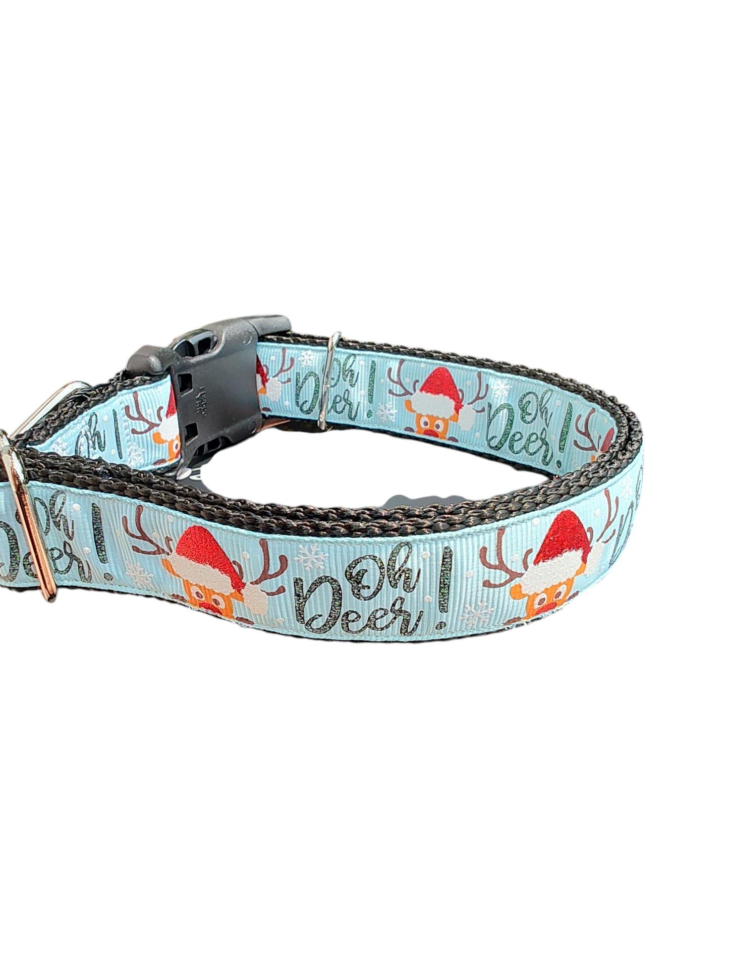 Oh Deer! Nylon Dog Collar