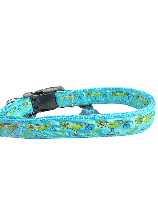 Lime Margarita Nylon Dog Collar