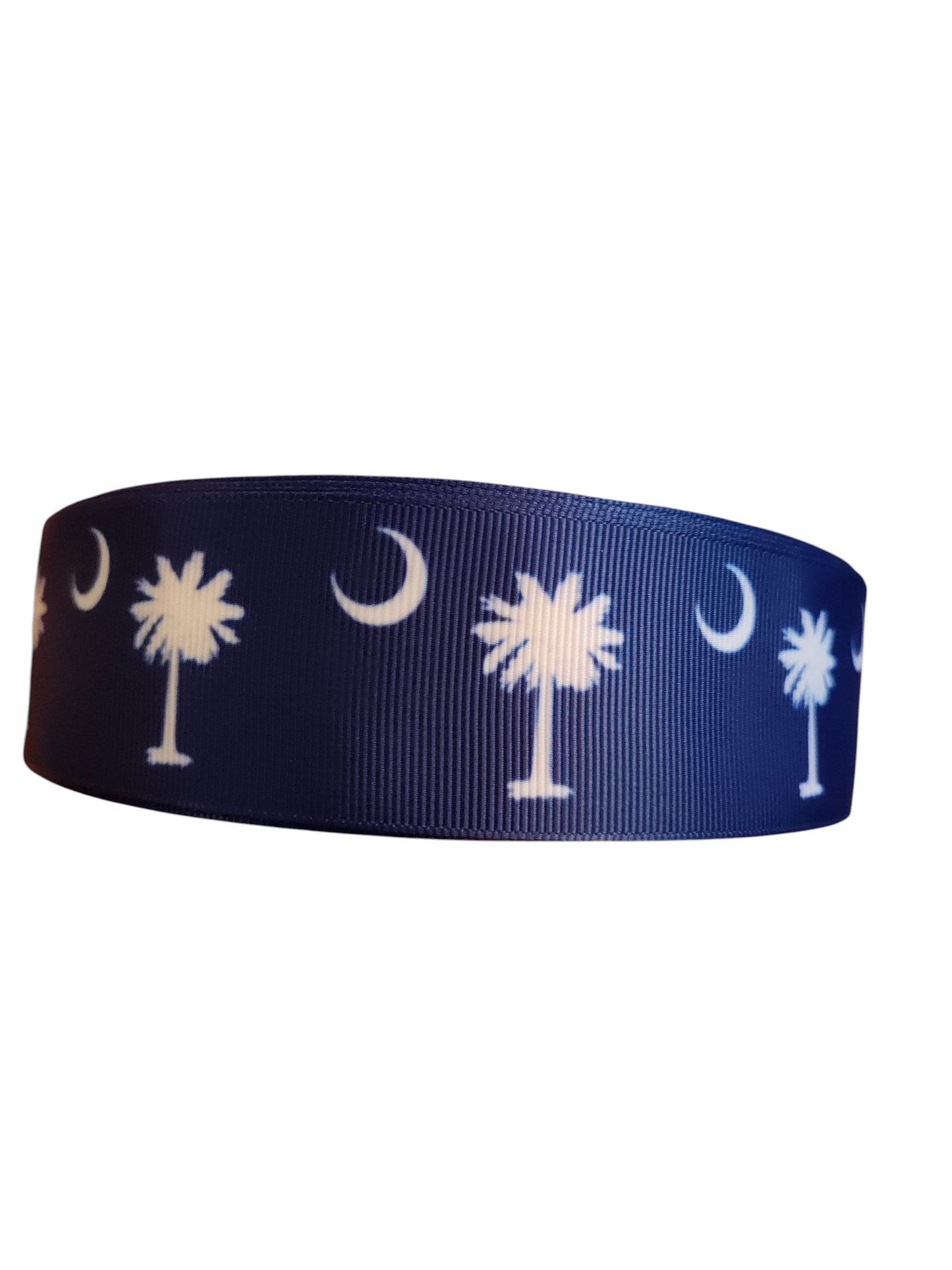 1.5" Wide Moon and Palm Nylon Dog Collar