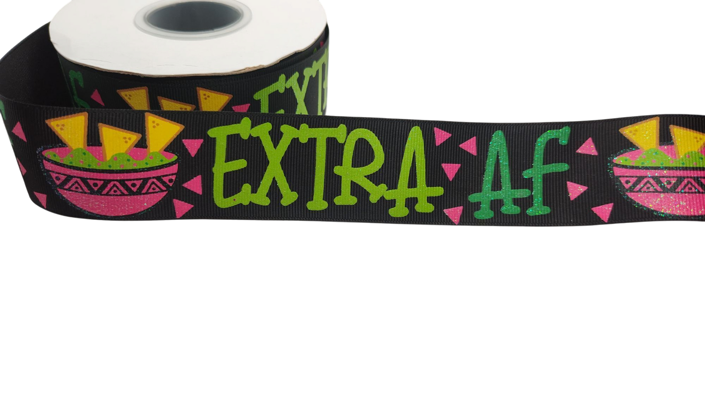 1.5" Wide Extra AF Chips & Guac Nylon Dog Collar