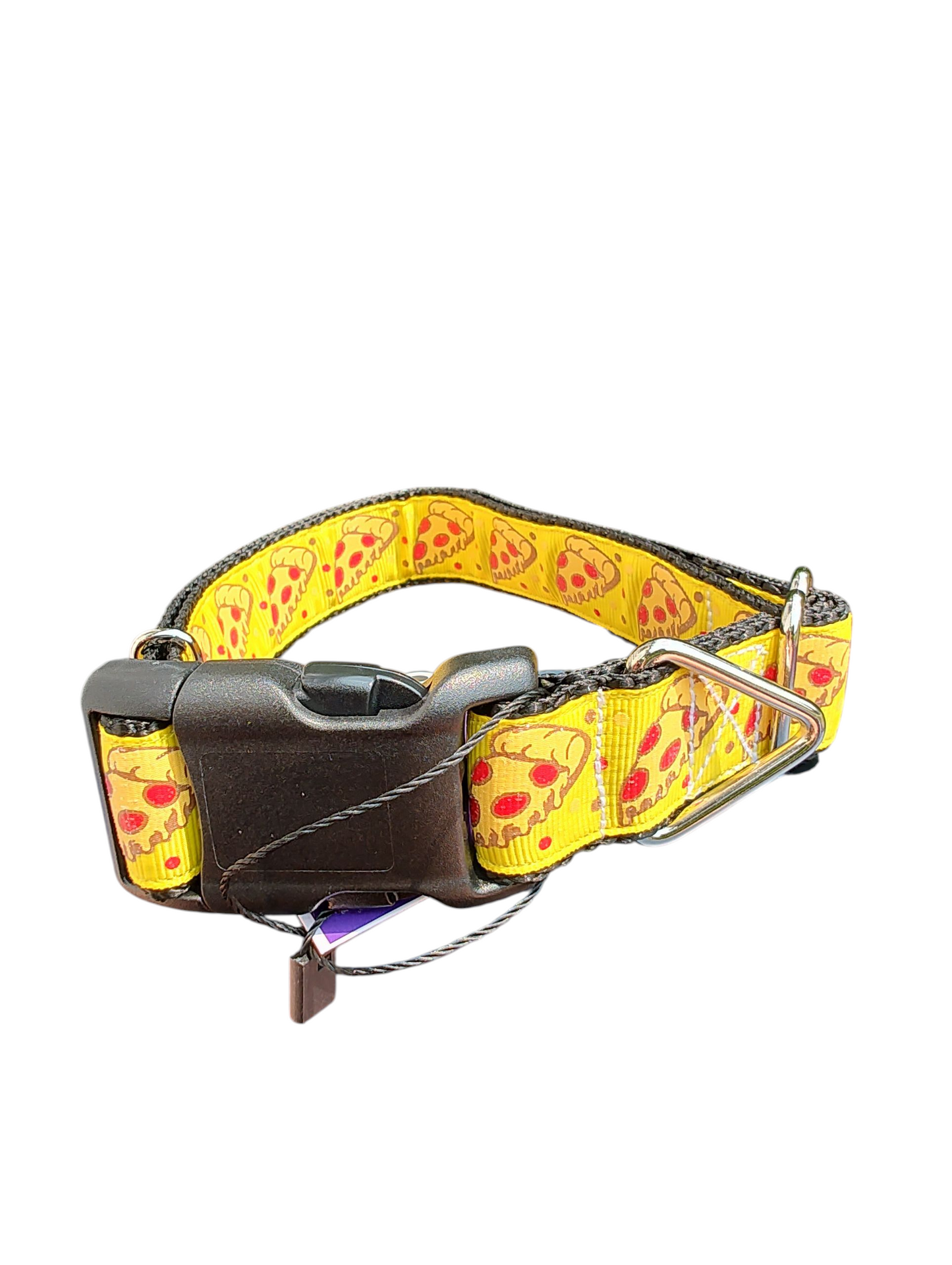 Pizza Nylon Dog Collar