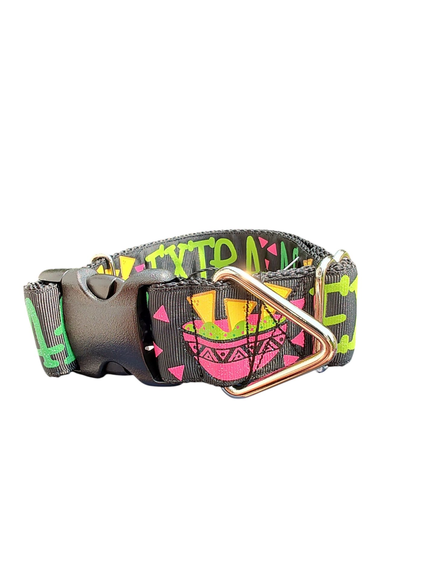 1.5" Wide Extra AF Chips & Guac Nylon Dog Collar