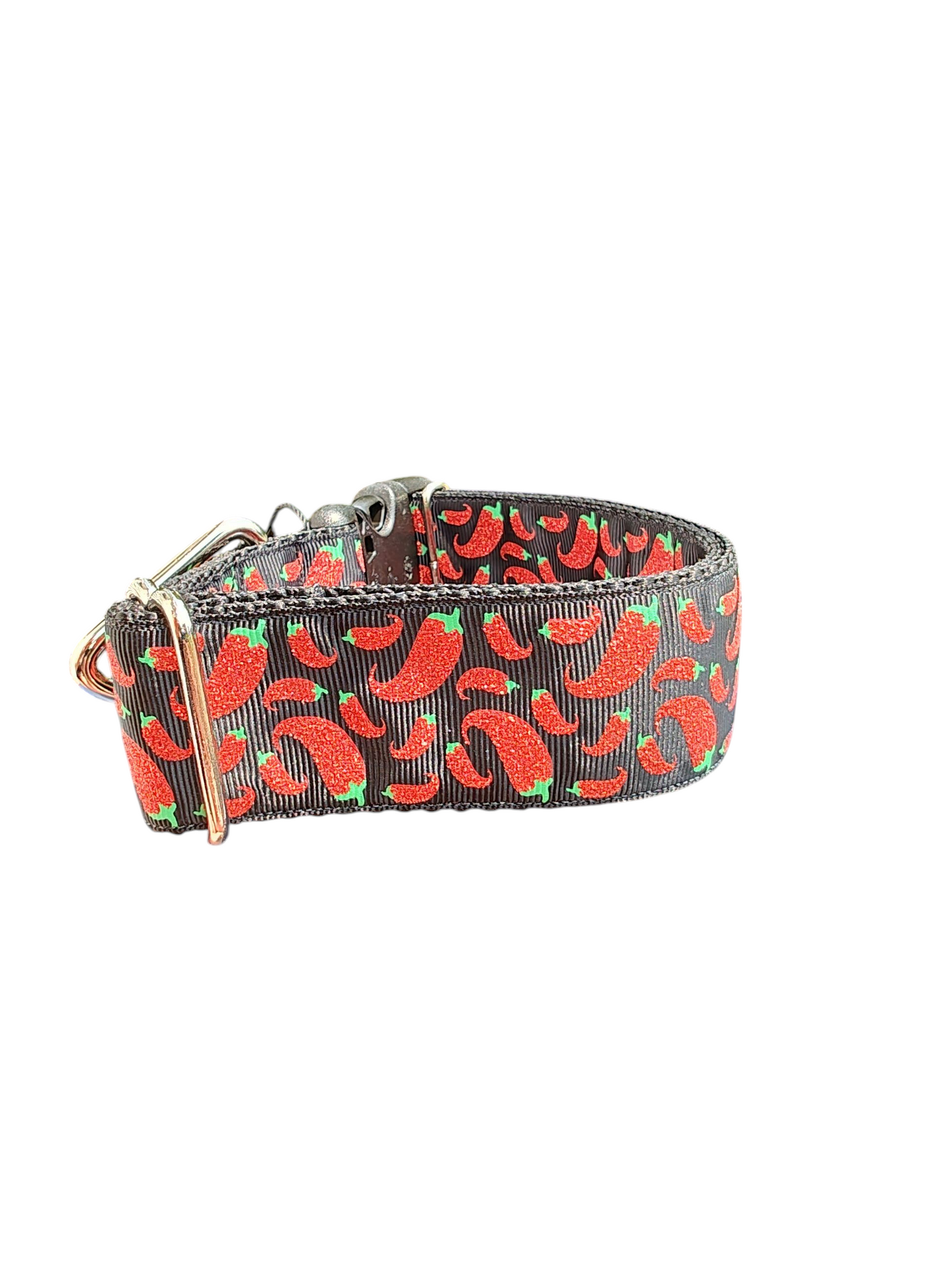 1.5" Wide Peppers Nylon Dog Collar