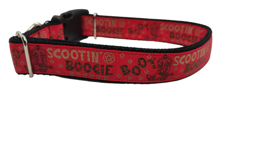 Boot Scootin Boogie Nylon Dog Collar
