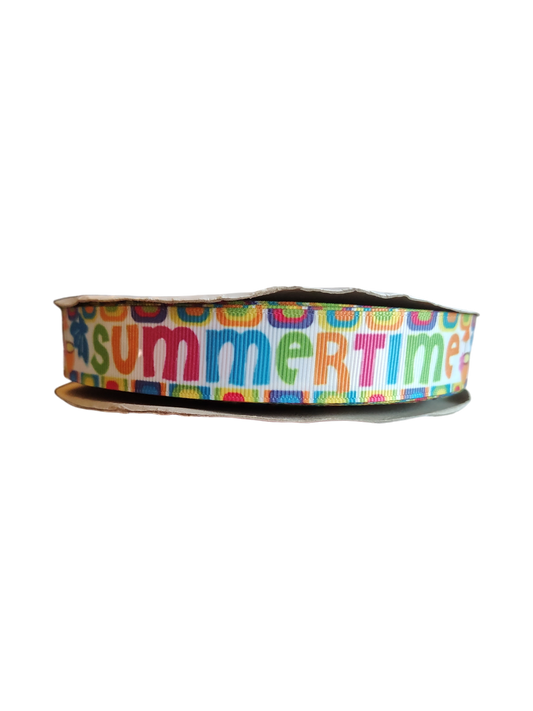 Summertime Neon Nylon Dog Collar