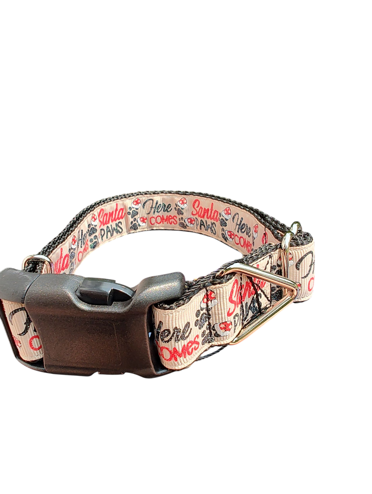 Santa Paws Nylon Dog Collar