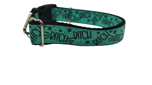 Bitch Tropic Nylon Dog Collar