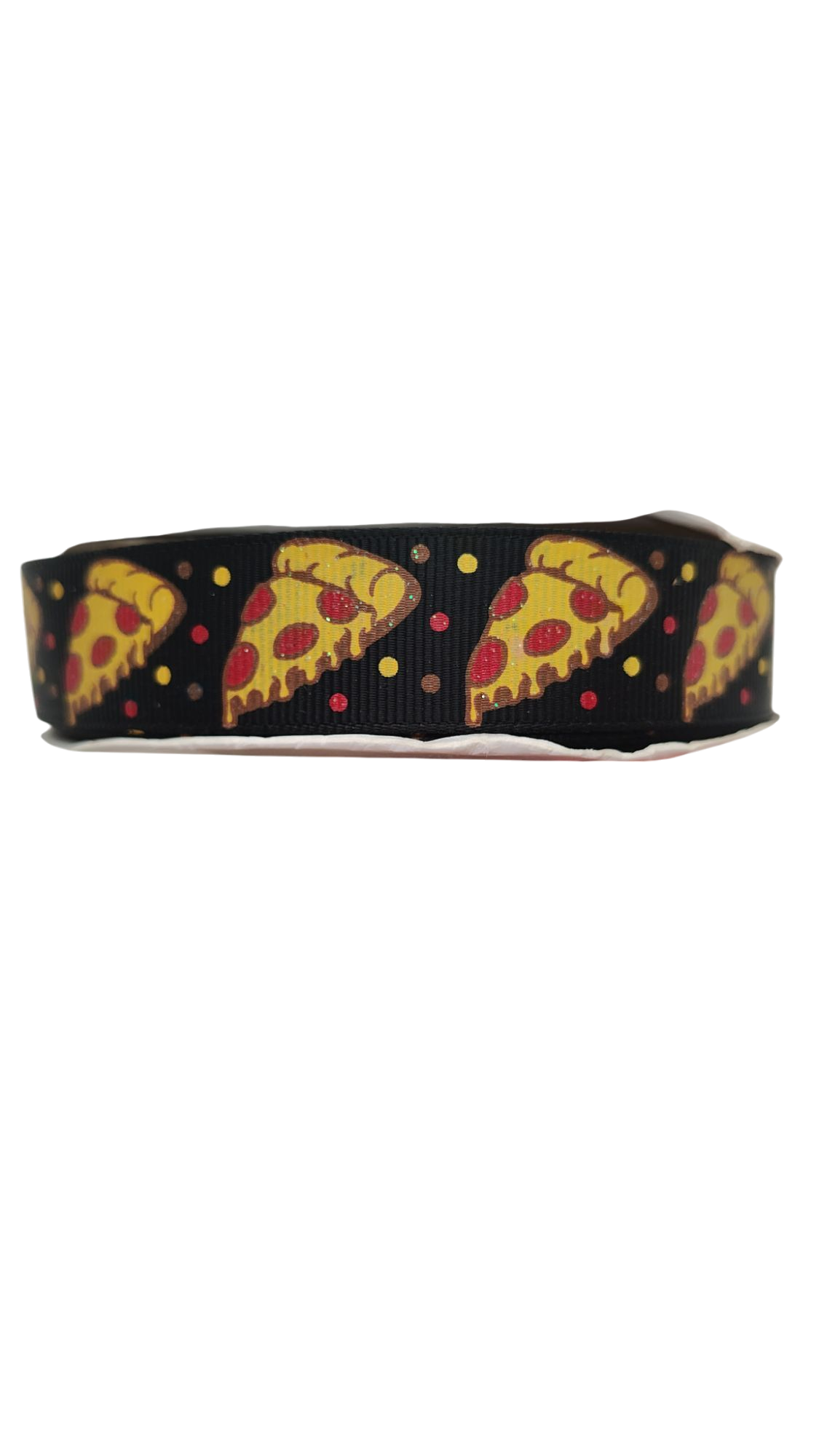 Pizza Nylon Dog Collar