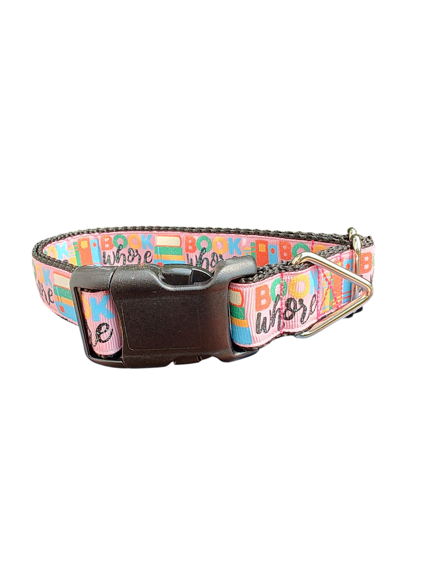 Book Whore Nylon Dog Collar