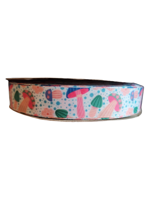 Mushrooms Nylon Dog Collar