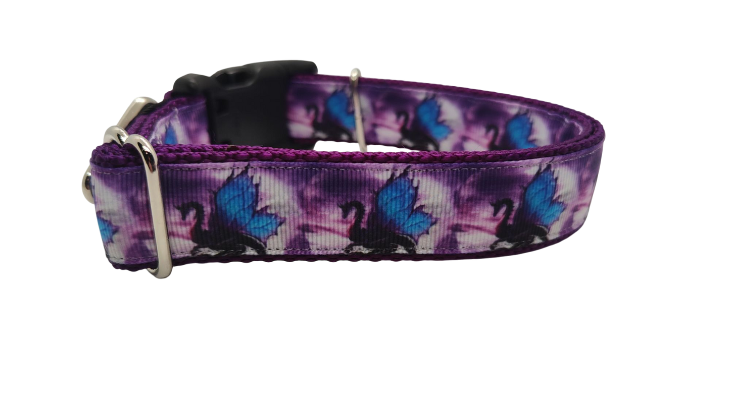 Fantasy Dragon Nylon Dog Collar