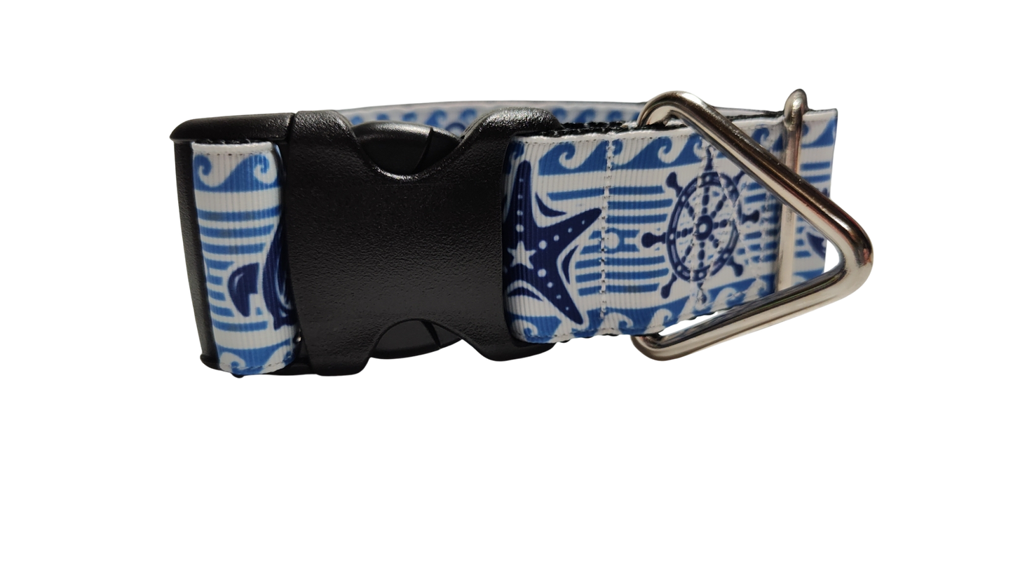 1.5" Wide Coastal Collection Nylon Dog Collar