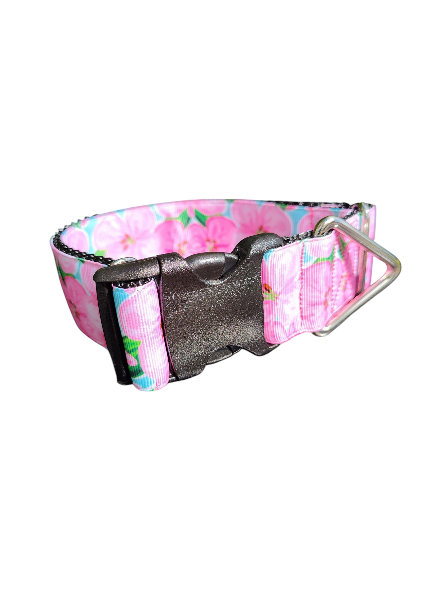 1.5" Wide Flower Girl Nylon Dog Collar