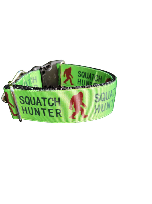 1.5" Wide Squatch Hunter Nylon Dog Collar