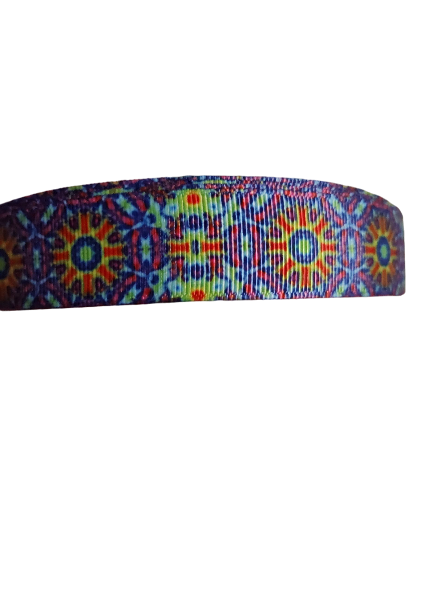 Mandala Tie-Dye Nylon Dog Collar