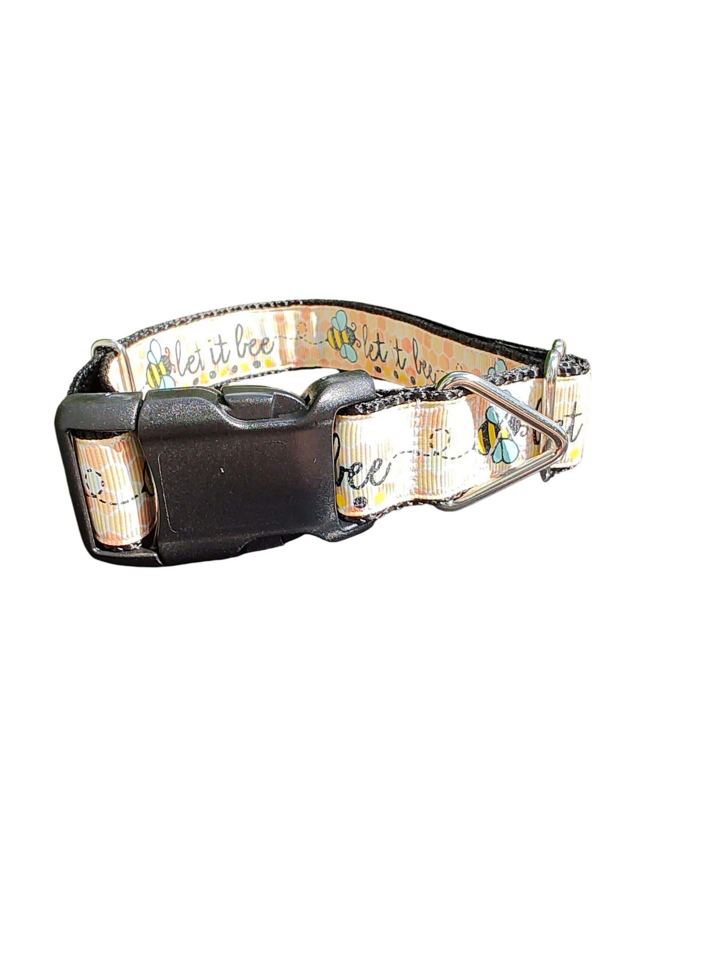 Let It Bee Nylon Dog Collar