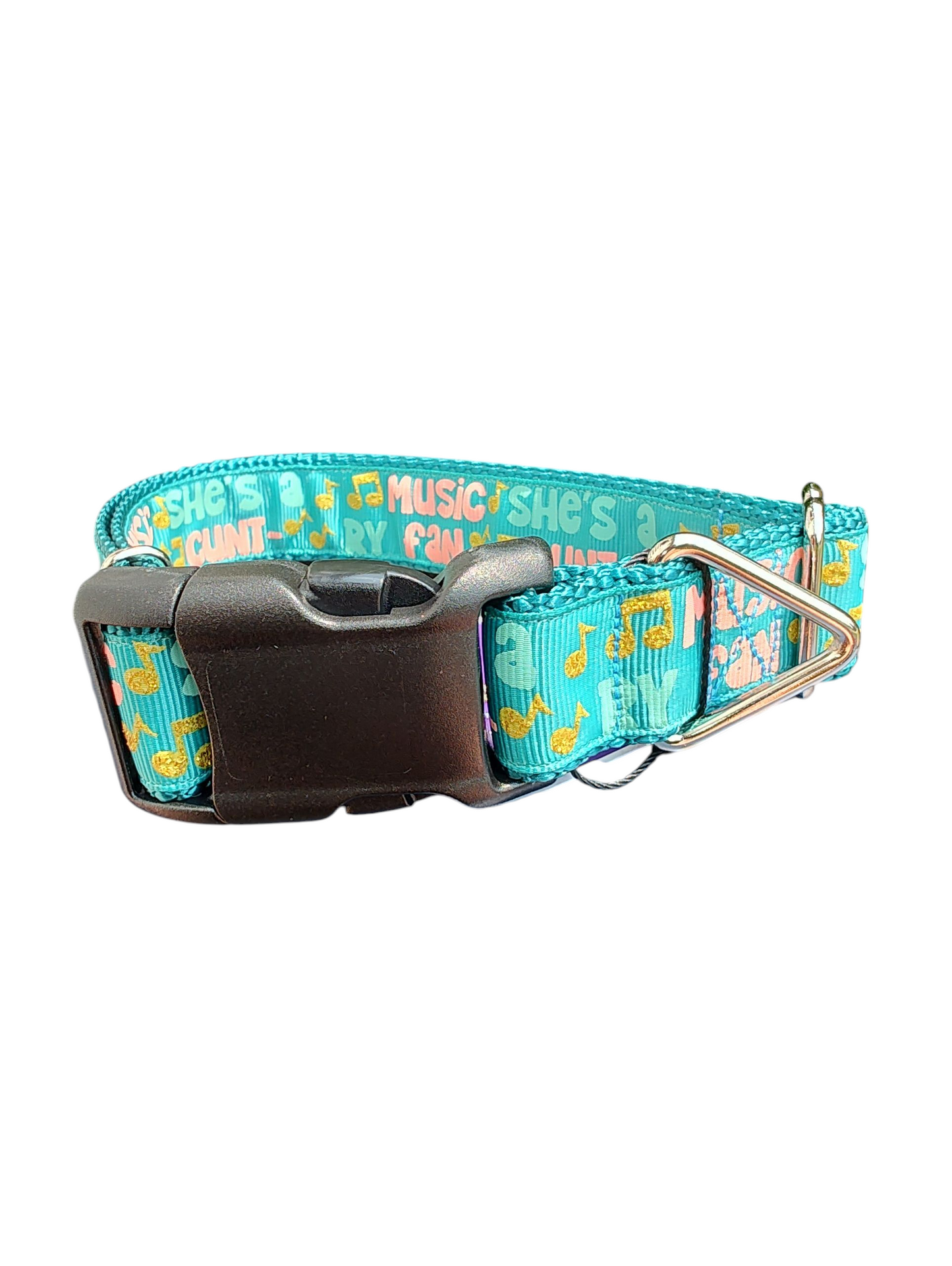 She's a Cunt-ry Music Fan Nylon Dog Collar