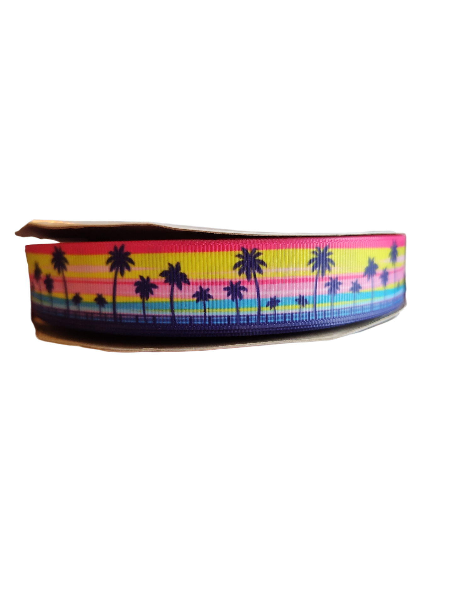 Neon Palms Nylon Dog Collar