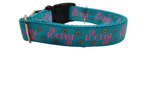 The Goodest Girl Nylon Dog Collar