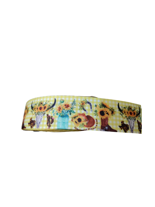 1.5" Wide Southern Decor Nylon Dog Collar