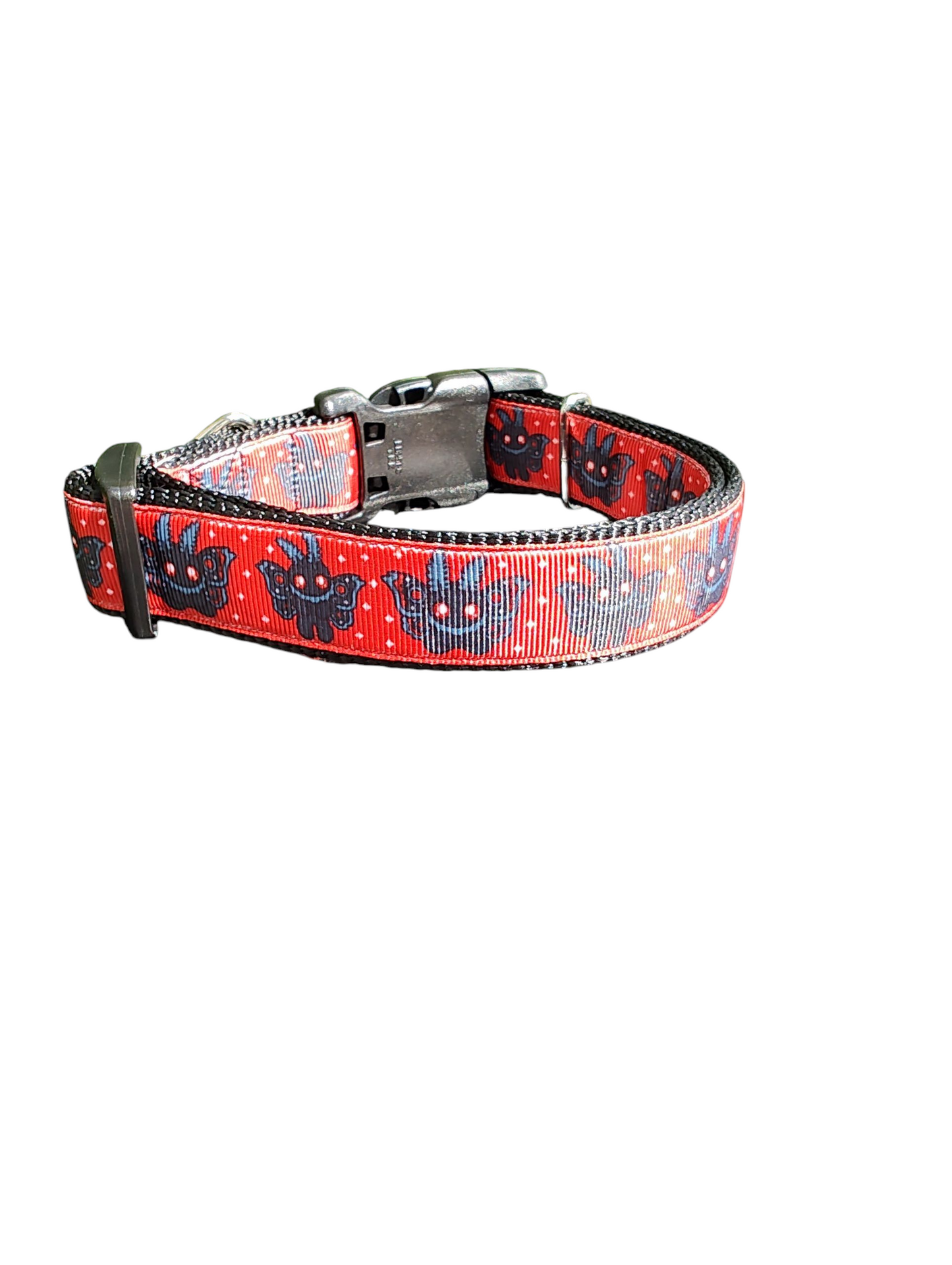 Mothman Cryptid Nylon Dog Collar