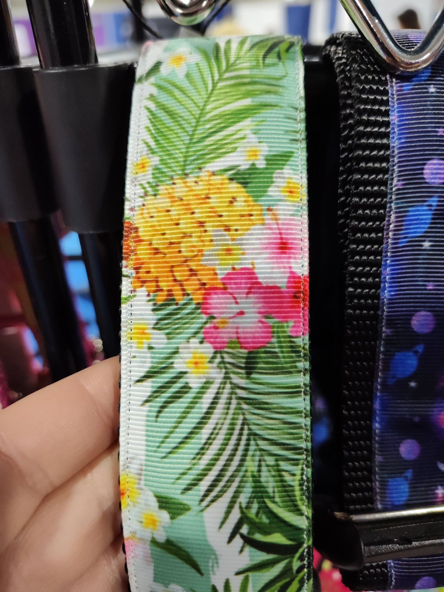 1.5" Wide Tropical Pineapple Nylon Dog Collar