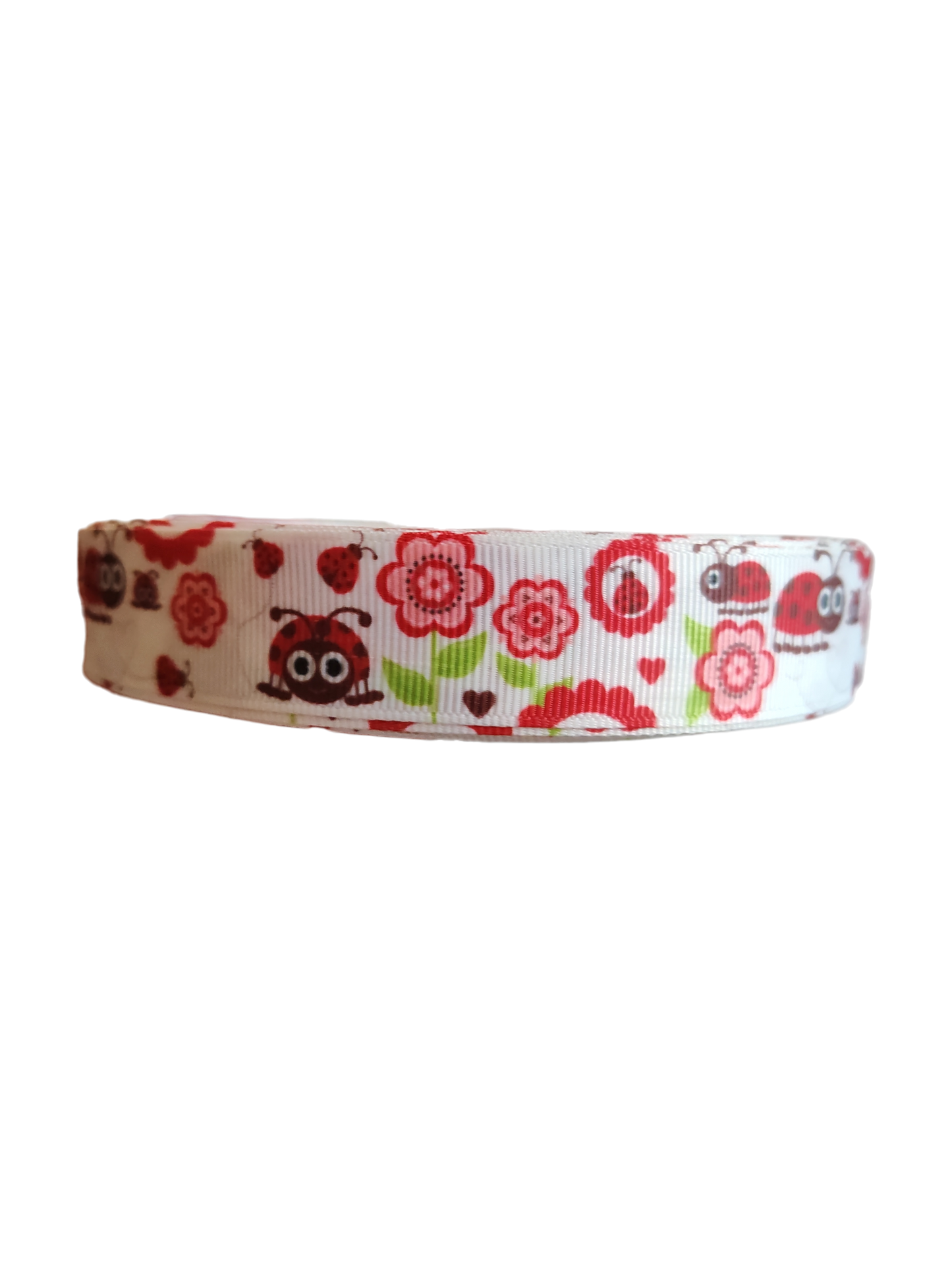 Ladybugs Nylon Dog Collar