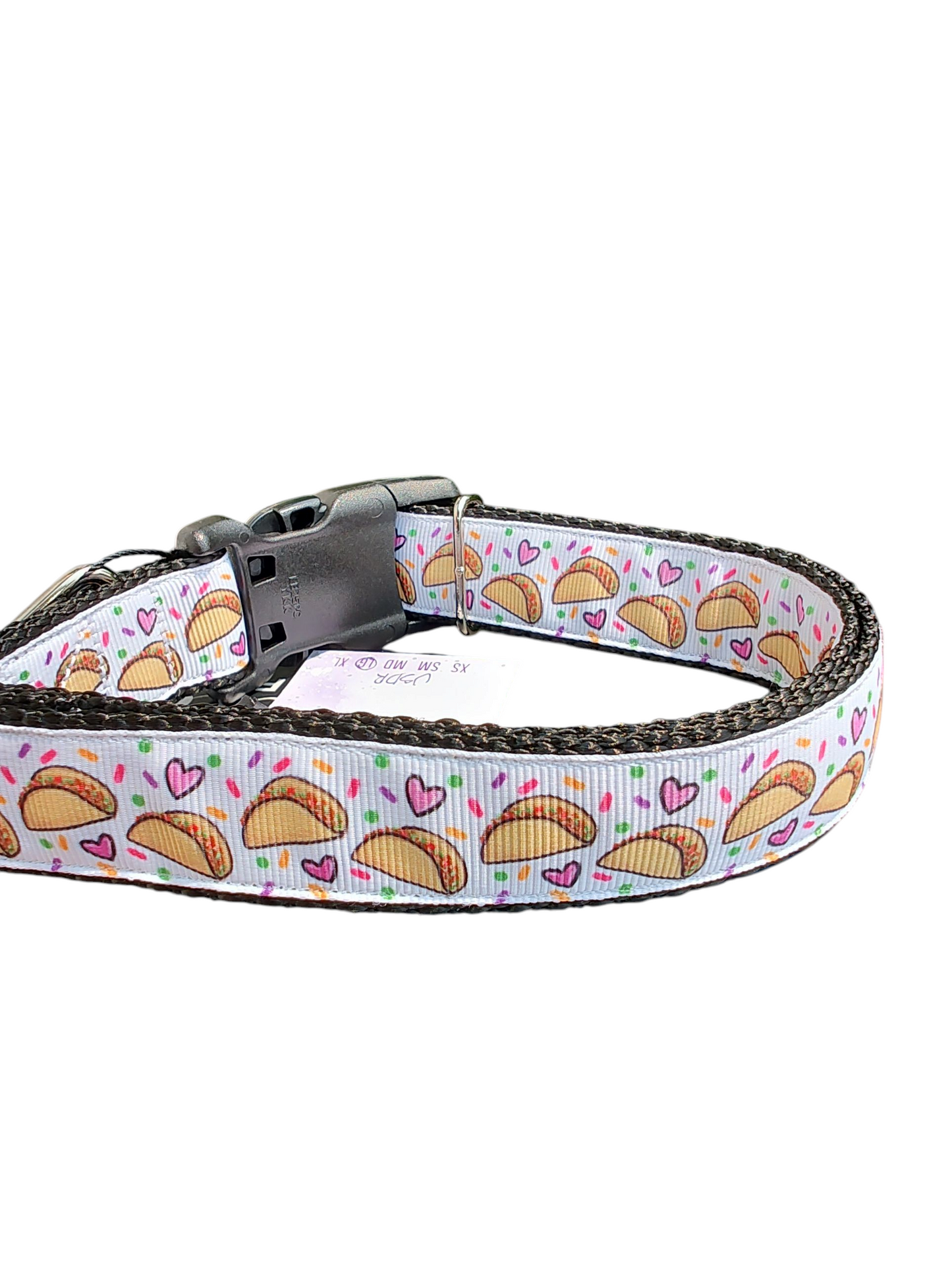 Taco Love Nylon Dog Collar