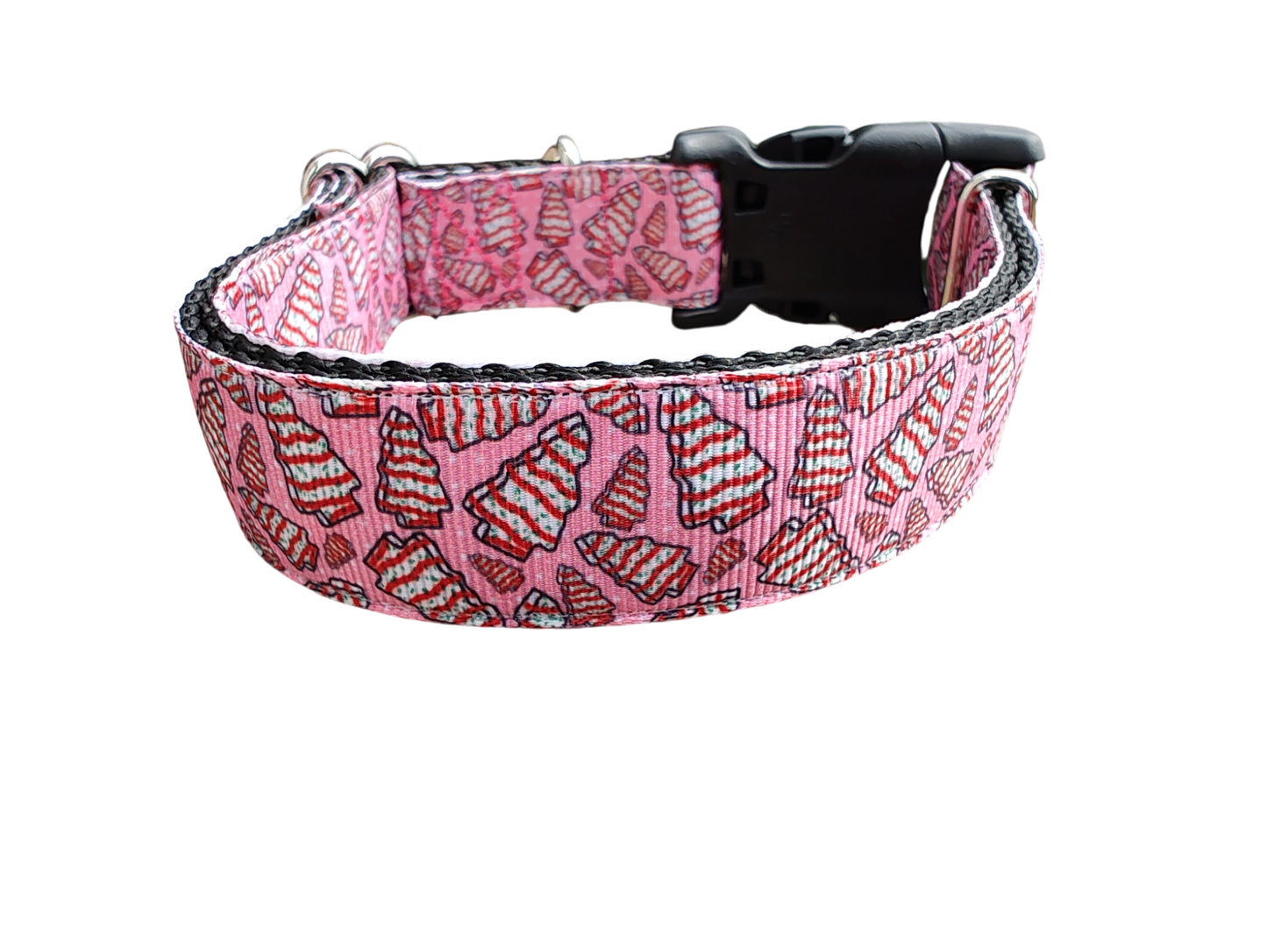 Snack Cake Trees Nylon Dog Collar