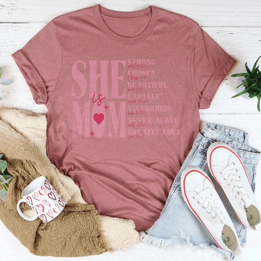 She Is Mom Tee