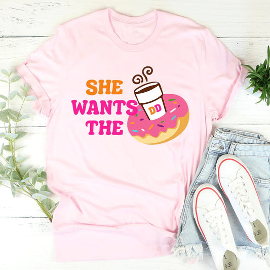 She Wants Donuts Tee