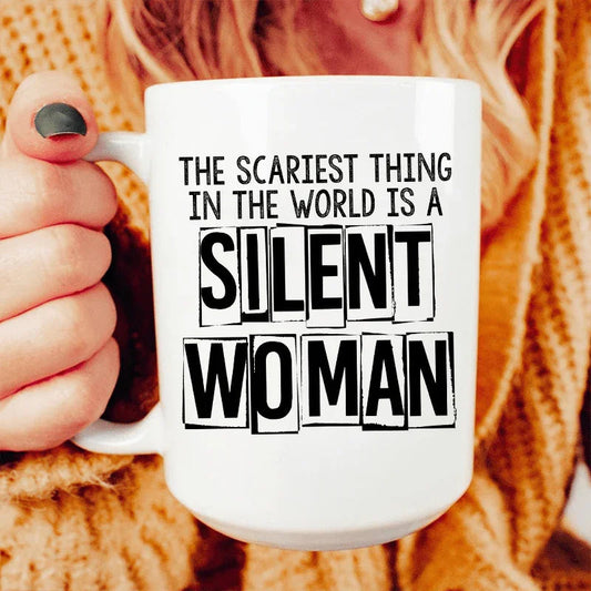 Silent Woman Ceramic Mug 15 oz