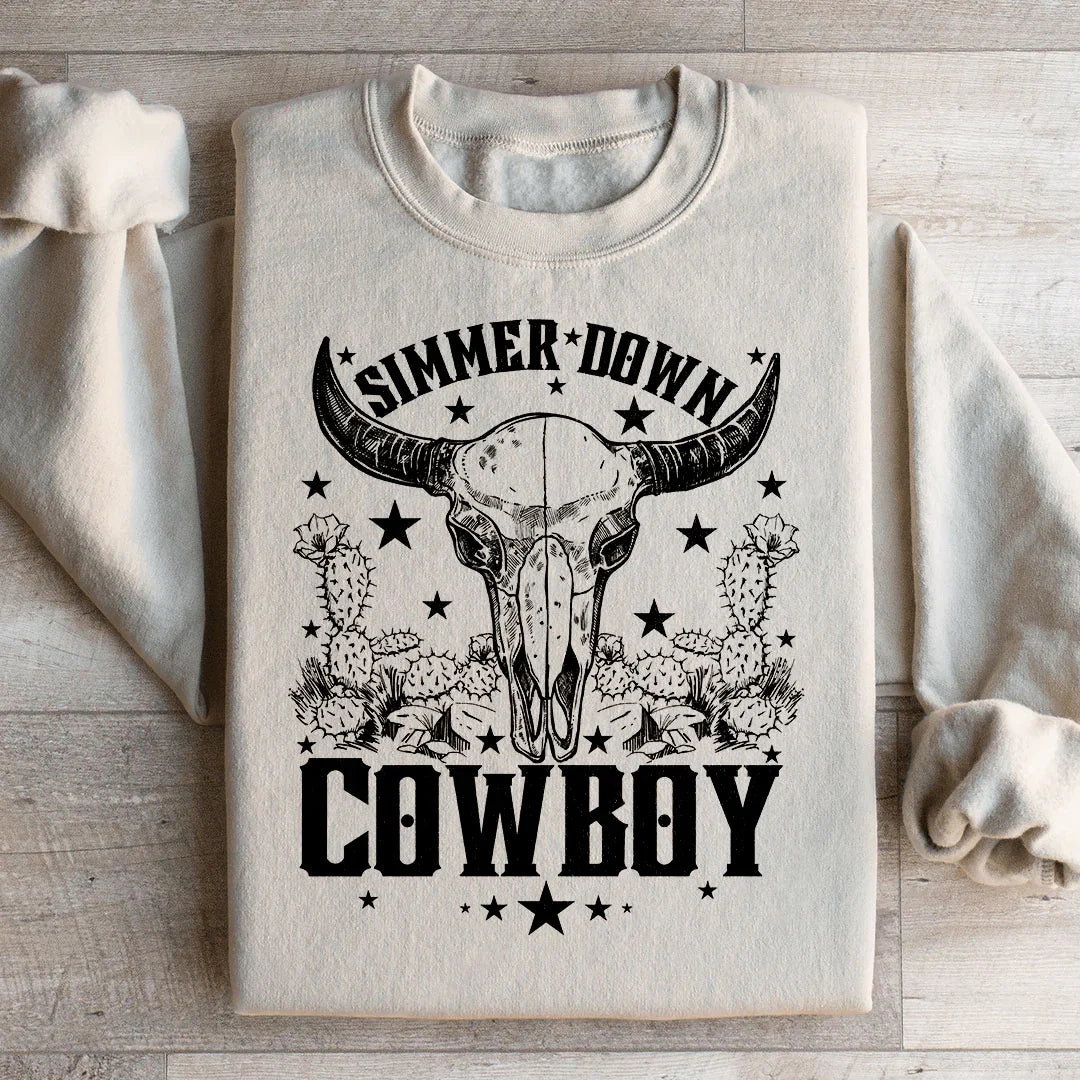 Simmer Down Cowboy Sweatshirt