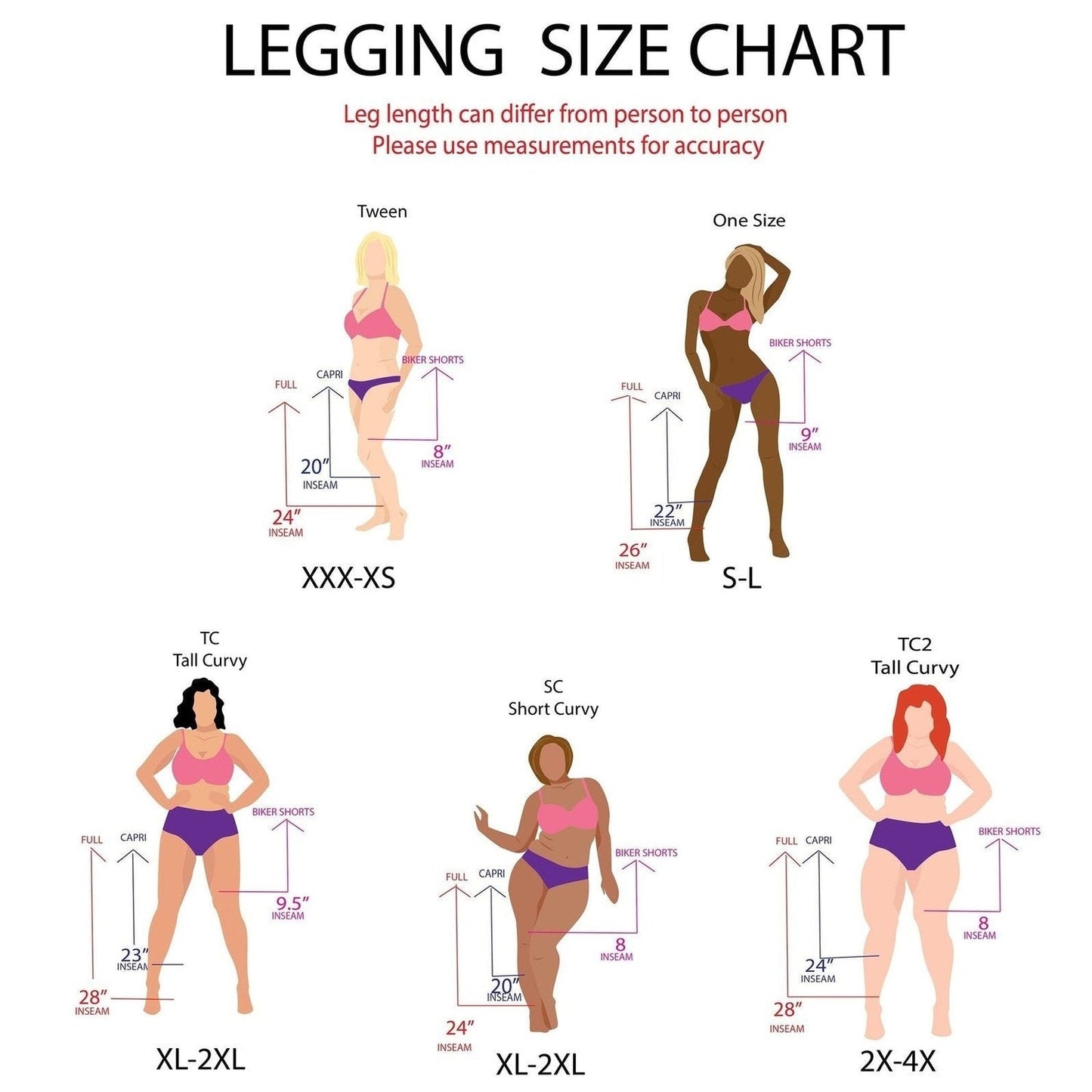 Santa Hat Wine Glass Leggings with Snowflakes & Pockets