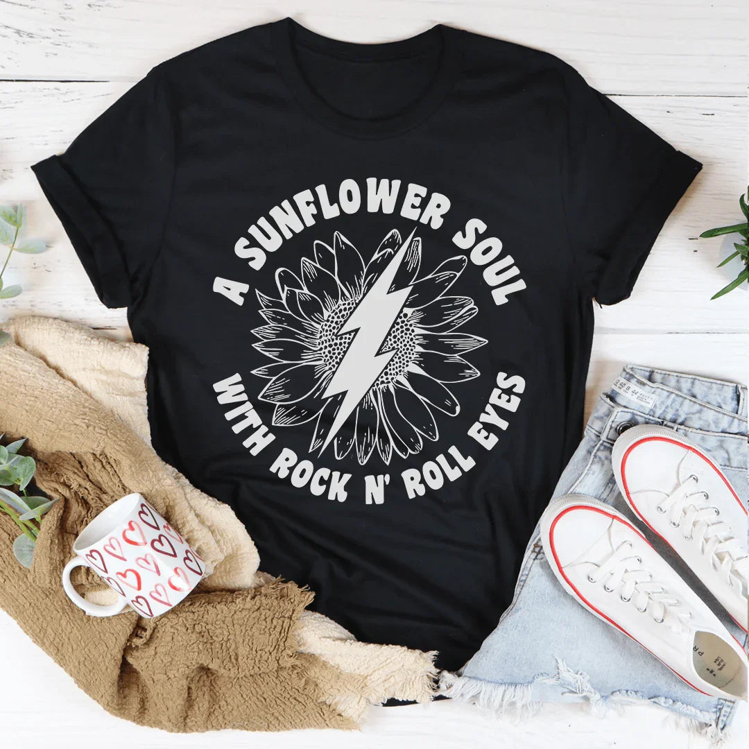 Sunflower Soul & Rock N Roll Eyes Tee