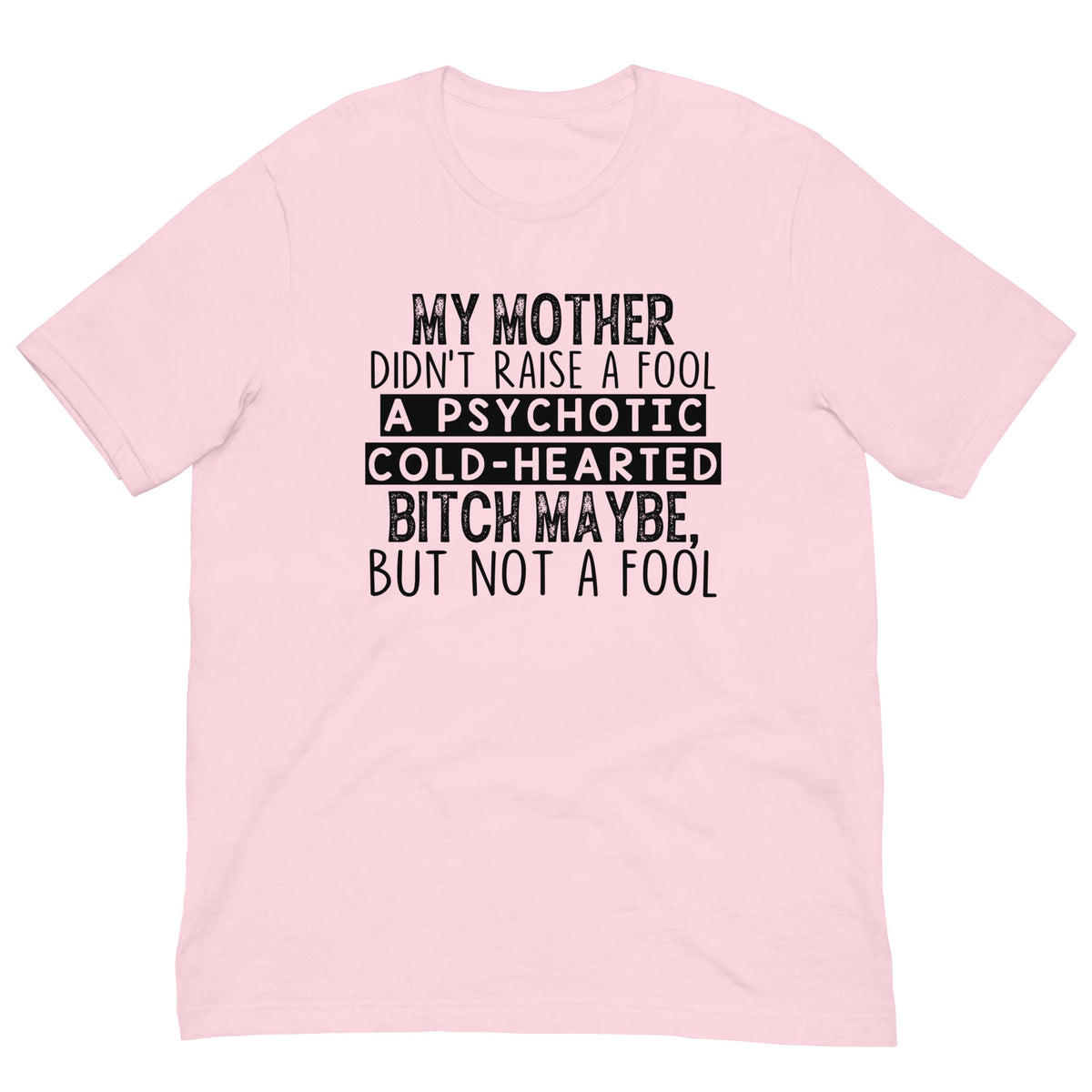 My Mother Didn't Raise A Fool Tee