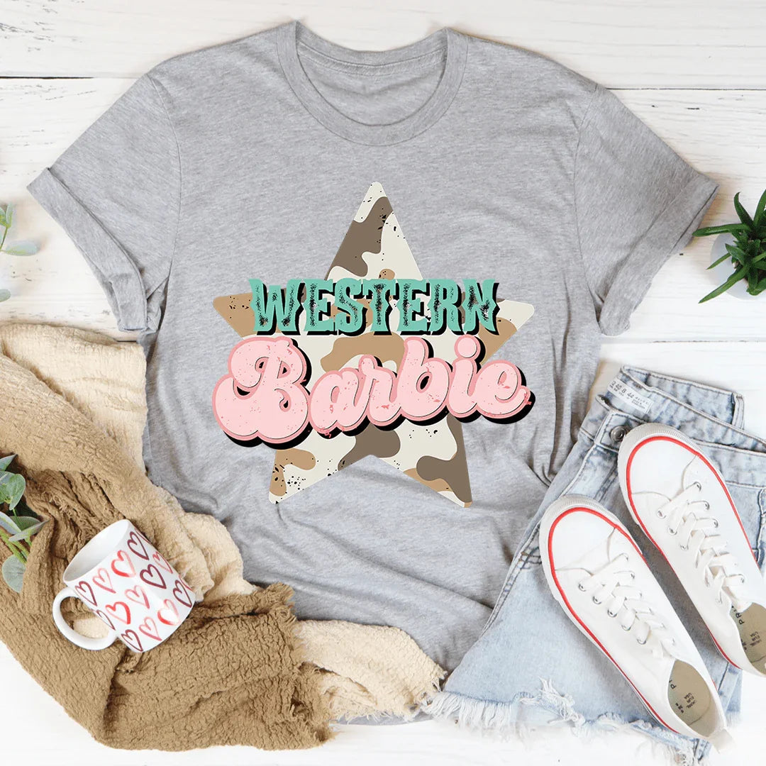 Western Barbie Star Tee