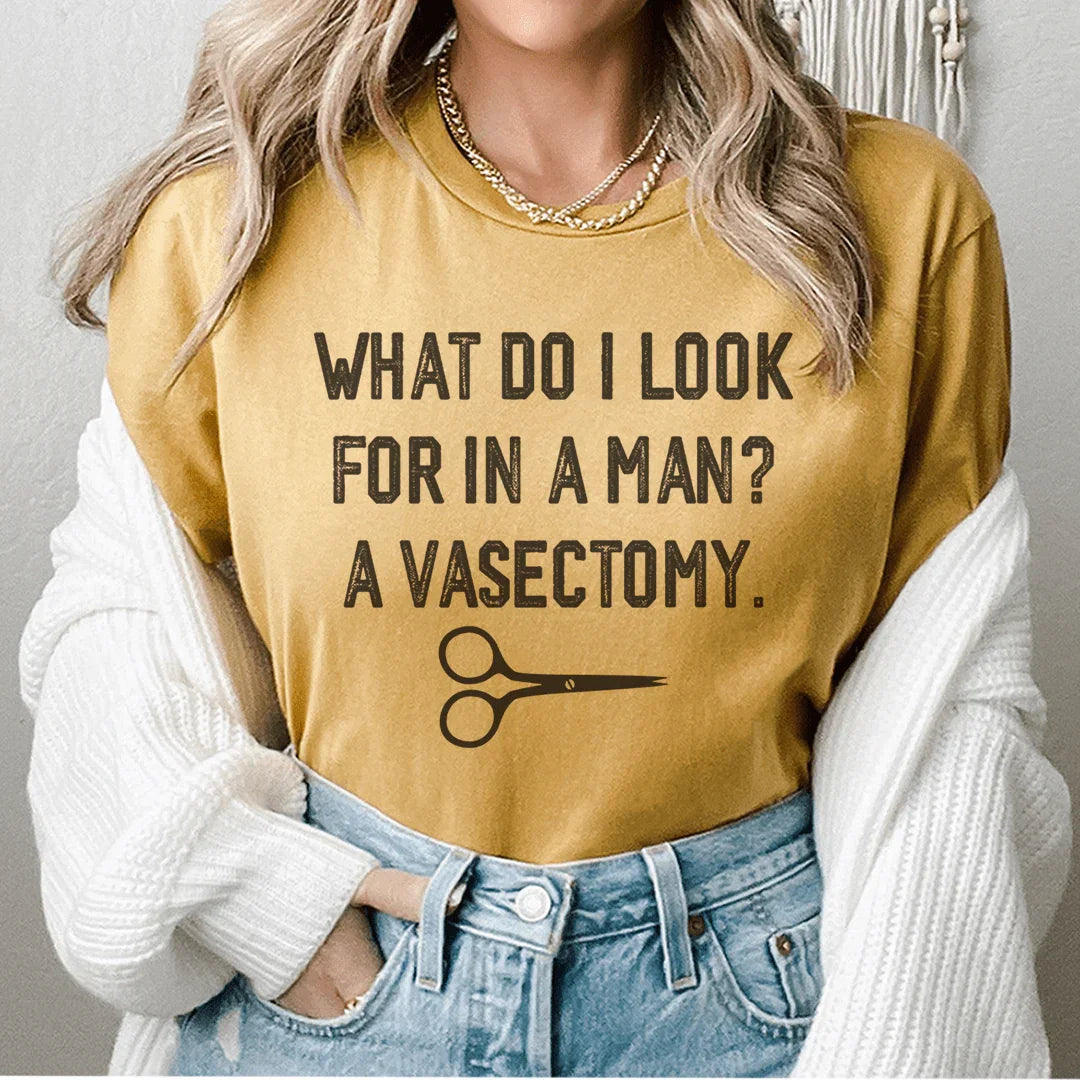What Do I Look For In A Man Tee