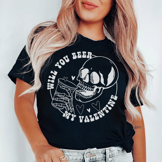 Will You Beer My Valentine Tee