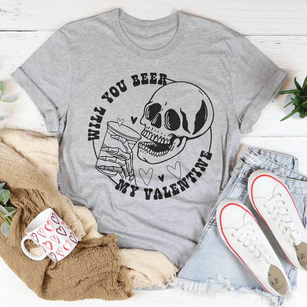 Will You Beer My Valentine Tee