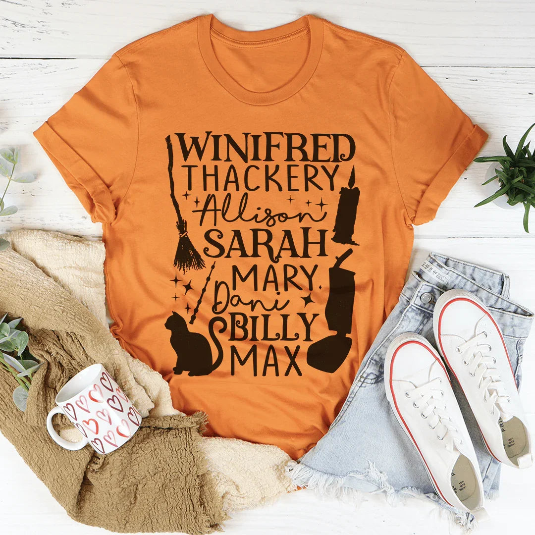 Winifred Thackery Allison Sarah Mary Dani Billy Max Tee