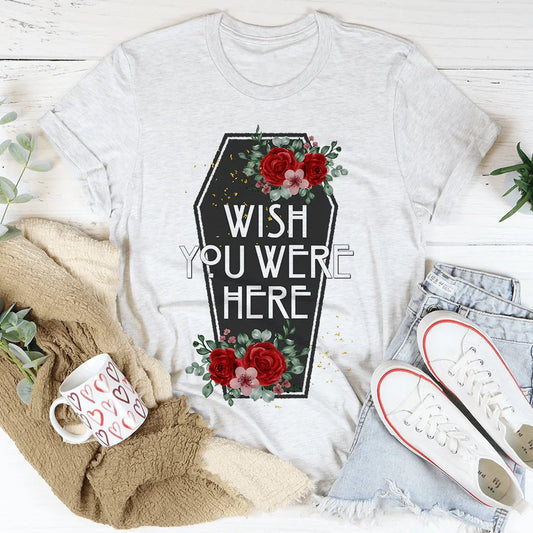Wish You Were Here Coffin Tee