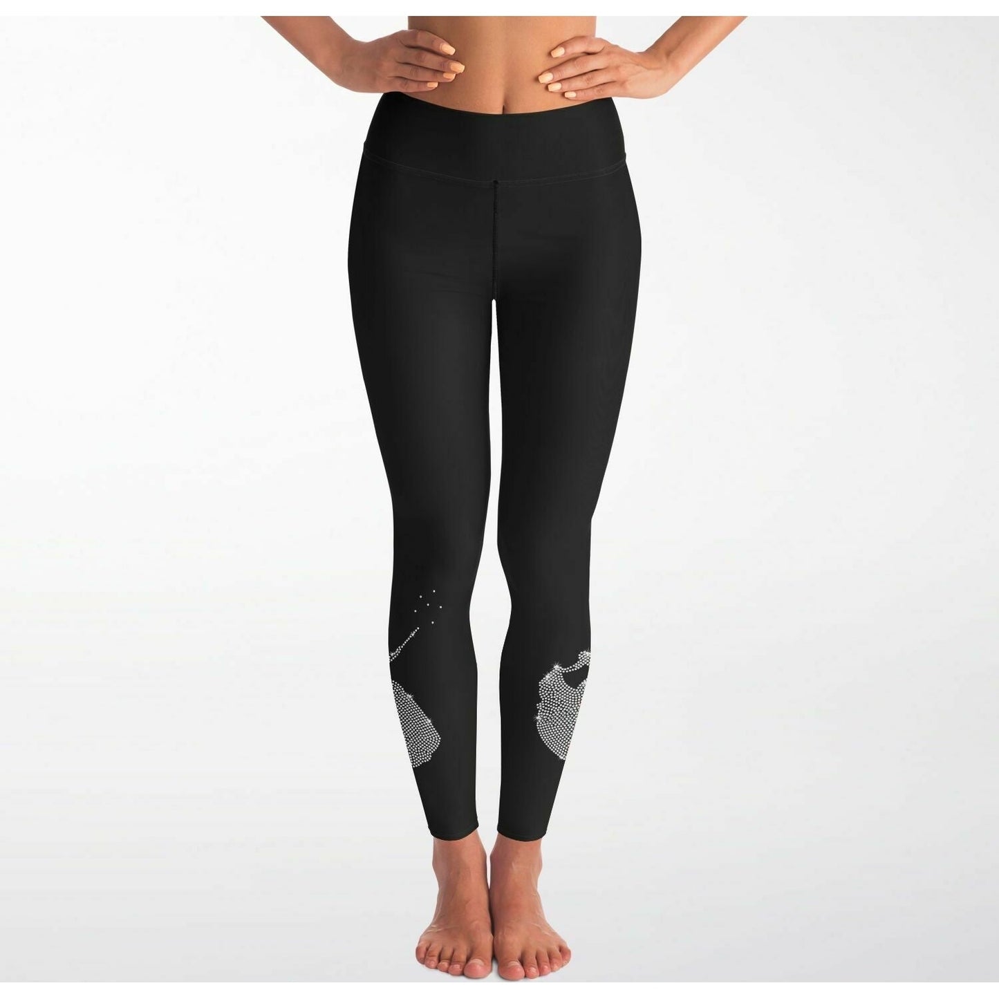 Princess Rhinestone Leggings with Pockets