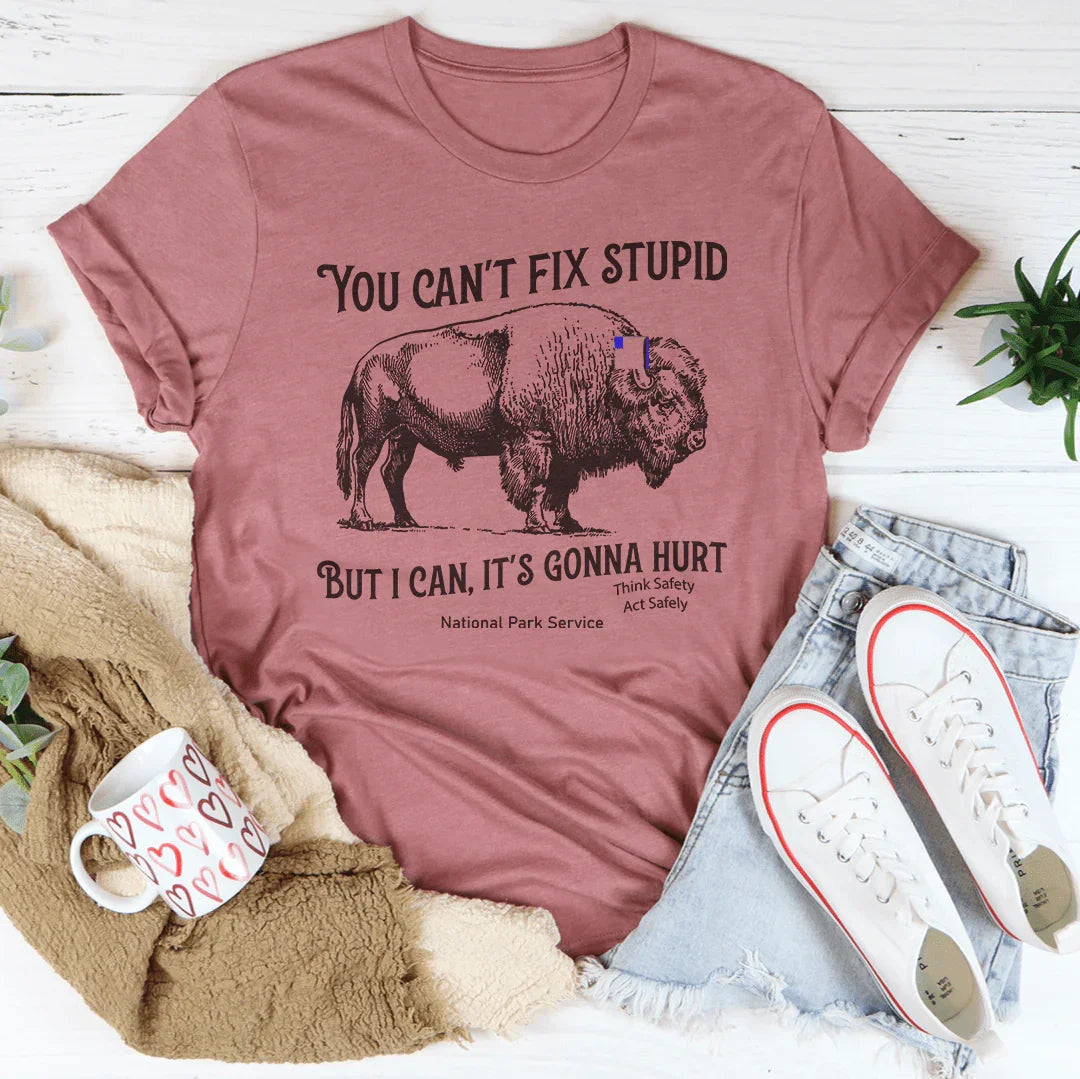 You Can't Fix Stupid But I Can Tee