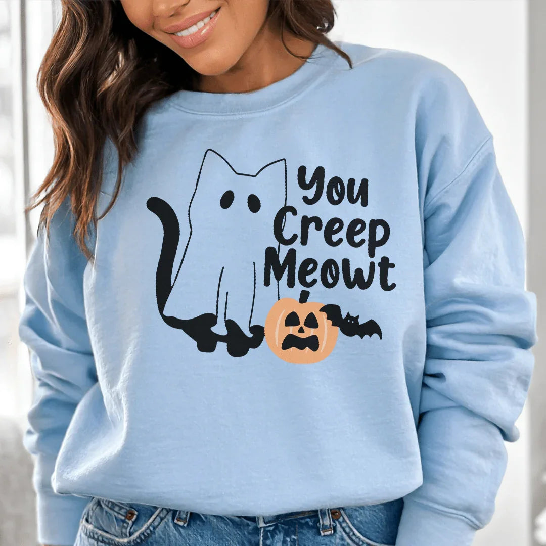 You Creep Meowt Sweatshirt