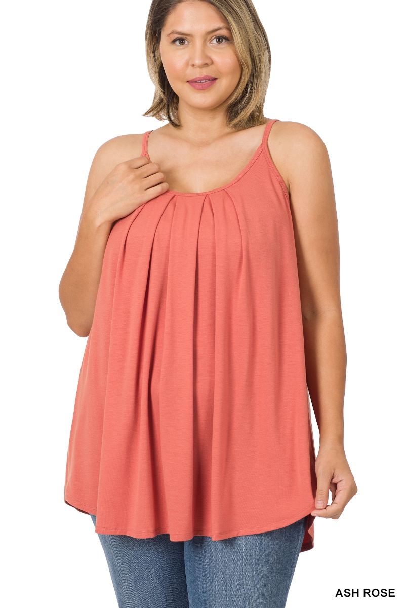 Pleated Cami Top-1867XP