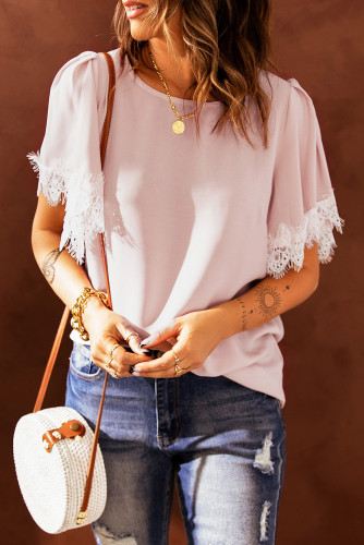 Pink Flutter blouse