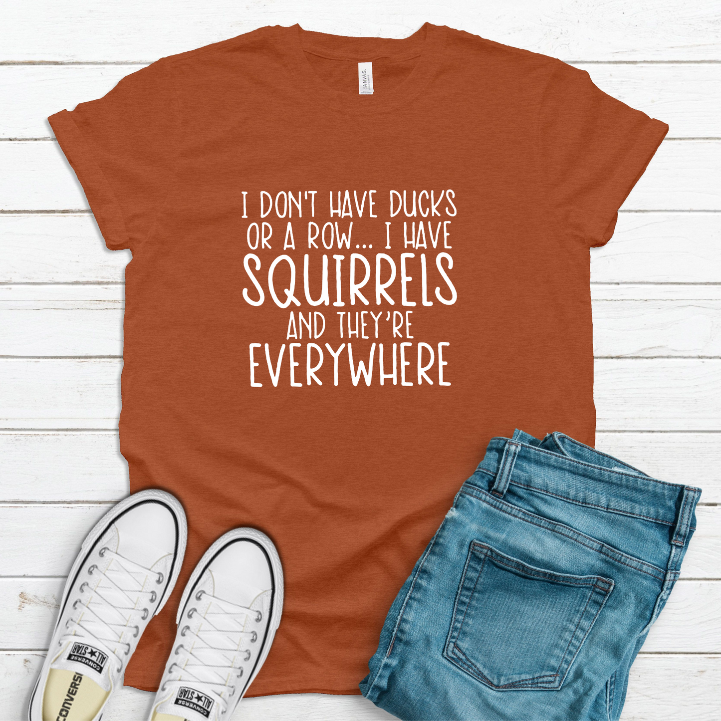 Ducks and Squirrels Graphic Tee