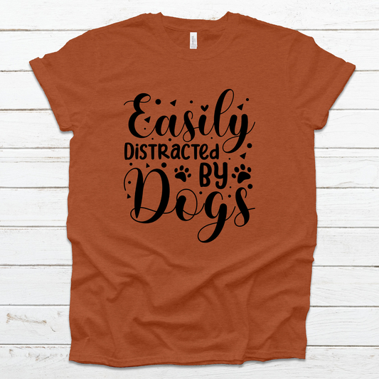 Easily Distracted by Dogs Graphic