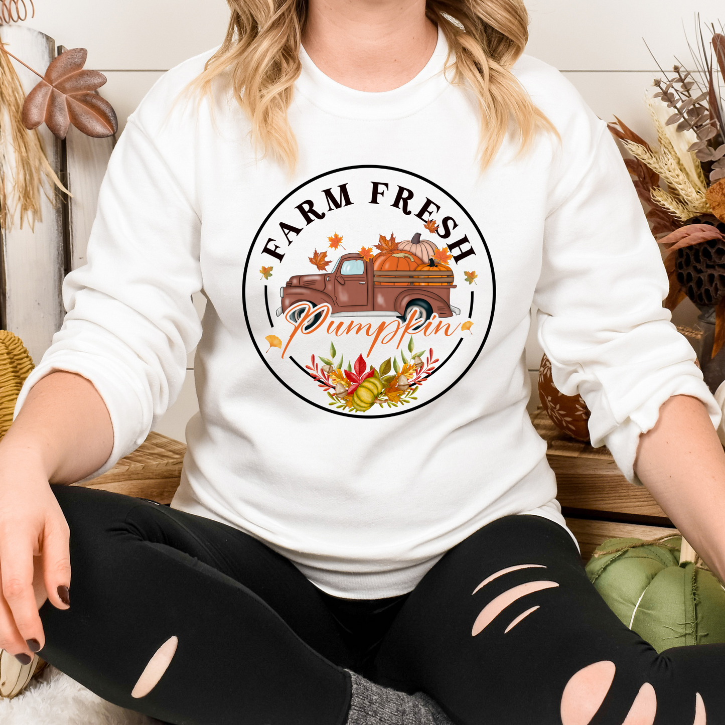 Farm Fresh Pumpkin Sweatshirt